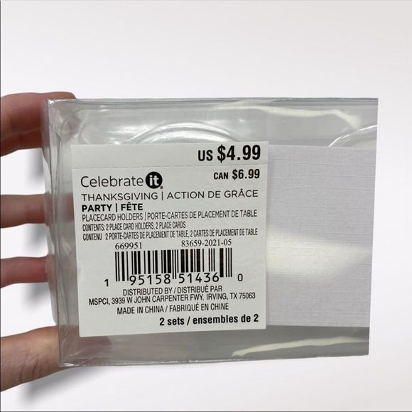 3/$15 CELEBRATE IT | Mini Pumpkin Place Card Holders (x2 boxes) - Picture 4 of 5